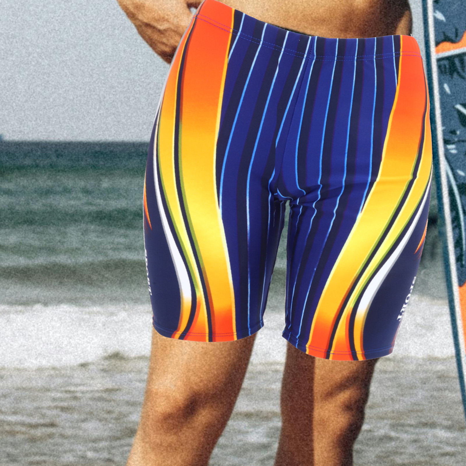 Swim Trunk Quick Dry - Calções de banho masculinos, com tecido