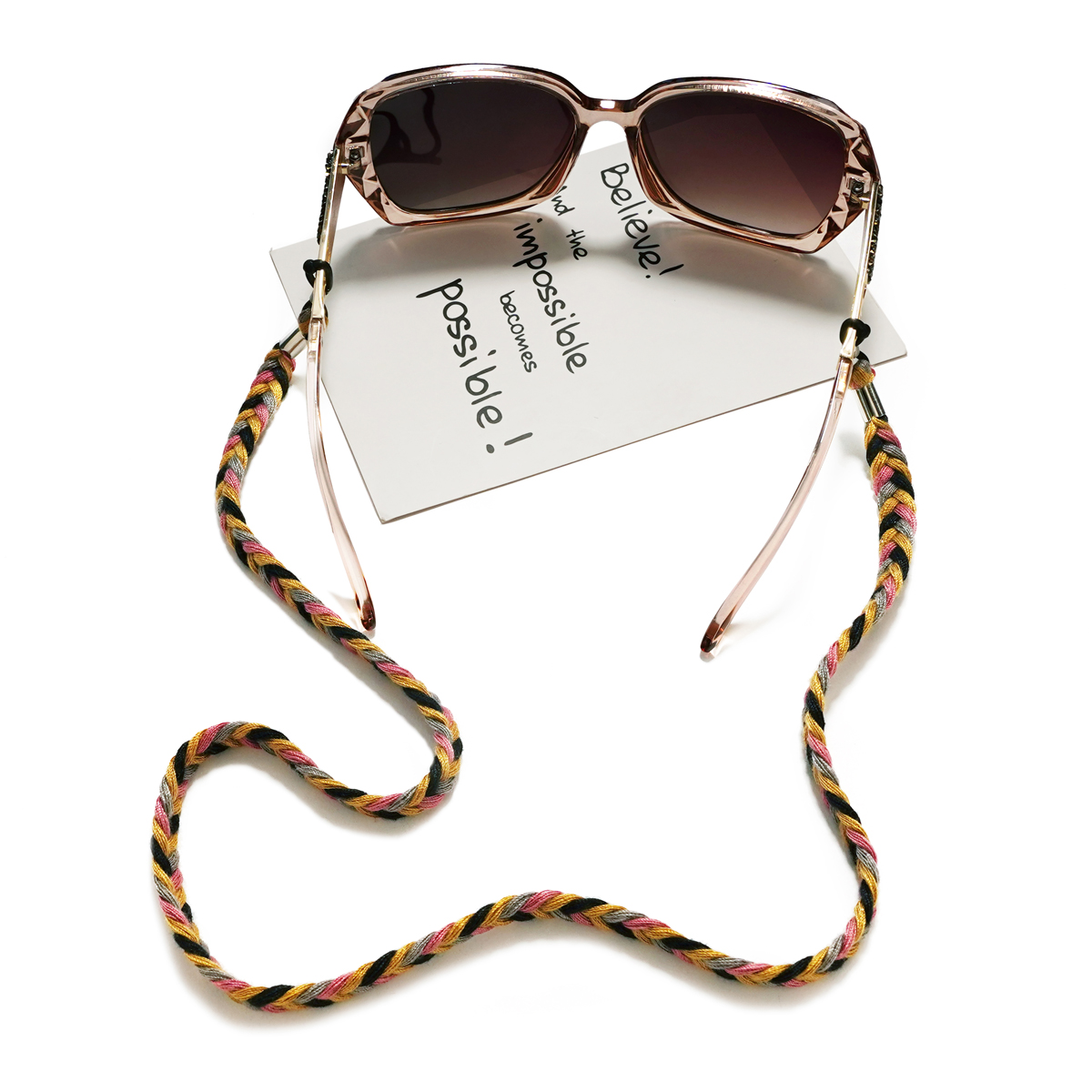 Moda 2022 novo padrão tecido ó - Sunglass Retainer Cord avaliação e preço