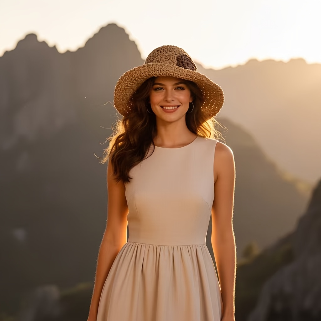 Chapéu de Praia Feminino Boêmi - Bucket Hat Straw avaliação e preço