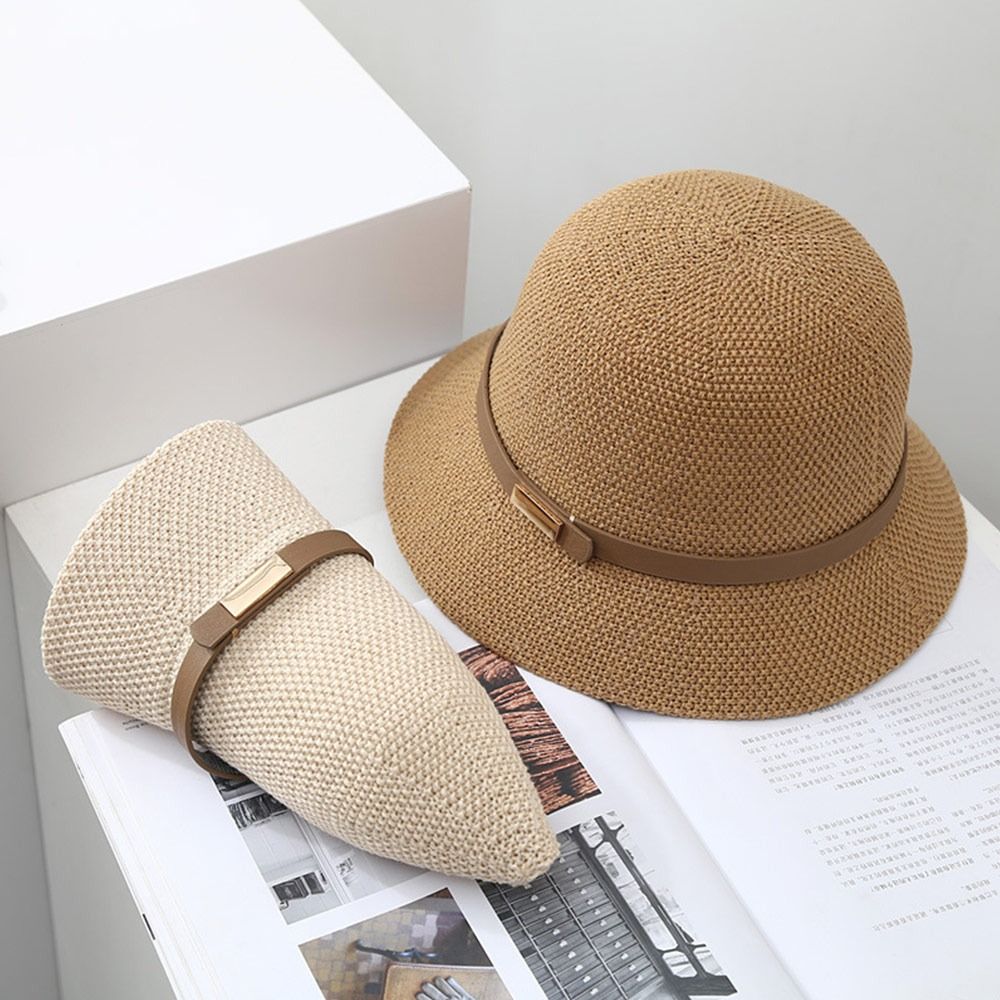 Chapéu de Verão com Proteção U - Bucket Hat Straw avaliação e preço