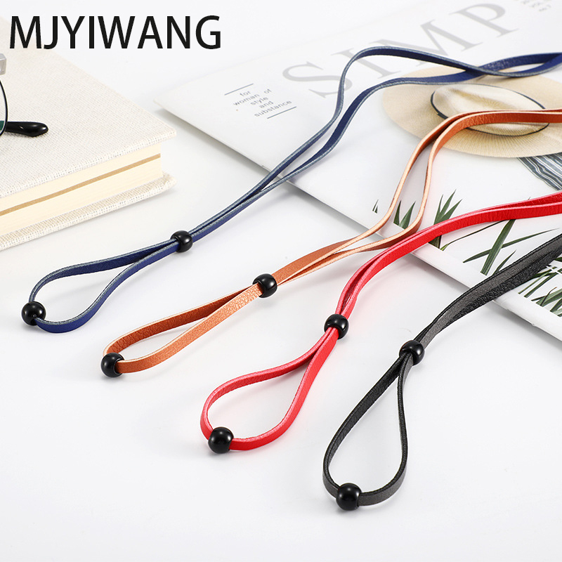 Cordão ajustável de couro pu p - Sunglass Retainer Cord avaliação e preço